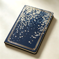 Carnet de notes de luxe personnalisé à couverture rigide A5, journal décoratif, bloc-notes cadeau pour l'écriture