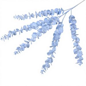 Fleurs artificielles en gros : Lotus et Gypsophile bleu-marron réalistes pour mariage, Pâques, décoration intérieure, fêtes, Noël et rentrée scolaire - Product Image 1
