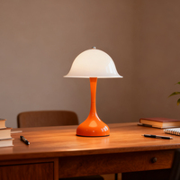 Rétro Simple Design Chambre Élégante Atmosphère Portable Rechargeable LED Sans Fil Fleur Bourgeon Petite Lampe De Table De Mariage