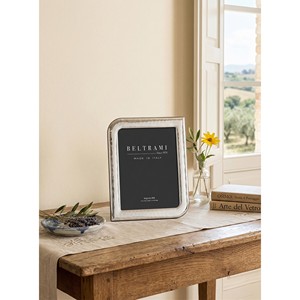 Beltrami Photo <b>Frame</b> <b>4x6</b> Silver Plated Metal Made In Italy - Product Image 2