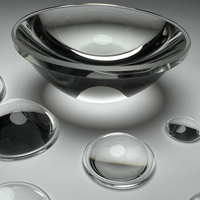 Lentille optique asphérique plan-convexe en silice fondue K9 avec revêtement antireflet pour la collimation laser et la vision industrielle