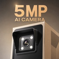 Système de gestion de contrôle d'accès des véhicules à l'entrée et à la sortie du parking avec reconnaissance de plaques d'immatriculation intégrée par caméra LED 5MP, TCP/IP