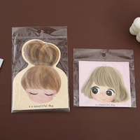 Étiquettes de prix personnalisées en papier, cartes de présentation pour accessoires capillaires, supports DIY pour pinces à cheveux pour enfants, étiquettes d'emballage de détail