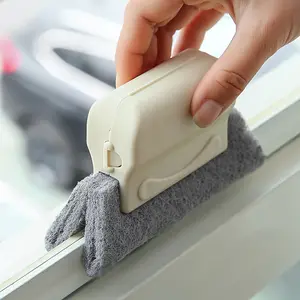 凹槽清洁工具创意窗户凹槽清洁布窗户清洁刷窗户槽清洁刷凹槽刷二合一