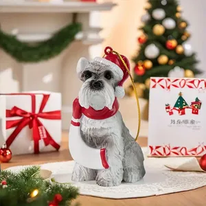 Ornement de sapin de Noël chien Schnauzer <span class=keywords><strong>miniature</strong></span> - Product Image 4