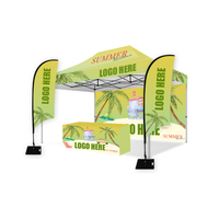 Wasserabweisendes, individuell gebrandetes Dachzelt, robustes Outdoor-Faltzelt 10x15ft, Aluminiumrahmen, Messe-Pavillon