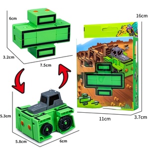 Bloques de Construcción de Plástico Educativos para Niños, Juego de Robots de Ensamblaje Digital Deformable, Juguetes Educativos Combinables - Product Image 6