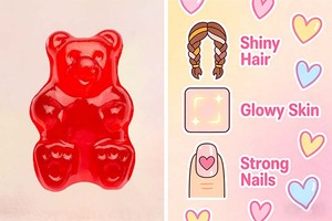 Bonbons gélifiés pour la croissance des cheveux en marque privée |   Biotine, collagène, kératine |   Complément alimentaire OEM pour la beauté des cheveux, de la peau et des ongles, bienfaits antioxydants - Product Image 4