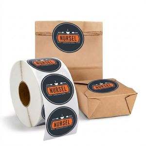 Étiquettes alimentaires autocollantes, imperméables, écologiques et réutilisables Pokmoto avec code QR pour contenants à emporter, préparation de repas, bols et emballages - Product Image 3