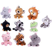 Mini poupée en peluche de 15 cm pour machine à griffes, jouet à suspendre, animal en peluche