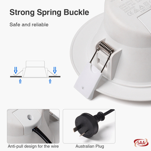 Lonyung Moderno Foco LED Empotrable Regulable de 10W, 90mm, Antideslumbrante, de Plástico - Product Image 2