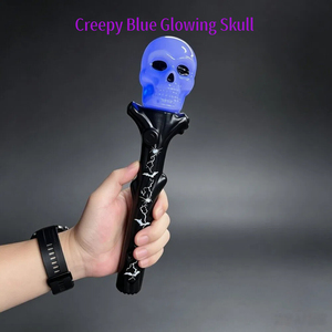 Varita Mágica de Halloween con Luz LED, de Plástico ABS, Funciona con Pilas, Diseño de Fantasma, Calabaza y Dibujos Animados, Ideal para Fiestas - Product Image 4