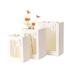 Bolsa de Papel Transparente de 4 Colores MU, Bolsa de Regalo, Bolsa de Papel para Manualidades, Bolsa de Papel con Asas para Tarjetas de Regalo - Product Image 6