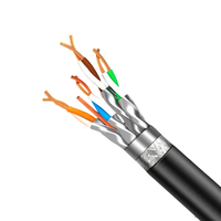 Cable Ethernet Cat8 RJ45 SFTP de cobre puro, certificado RoHS, cubierta de PVC LSZH, cable de conexión de red LAN de 0,5-100 m para enrutador, módem, PC, juegos