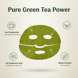 <span class=keywords><strong>Maschera</strong></span> <span class=keywords><strong>Viso</strong></span> in Foglio al Tè Verde FKY/<span class=keywords><strong>Maschera</strong></span> Facciale al Matcha, <span class=keywords><strong>Maschera</strong></span> in Gel Organica Rassodante, <span class=keywords><strong>Rinfrescante</strong></span>, Idratante e Illuminante per Tutti i Tipi di Pelle - Product Image 6
