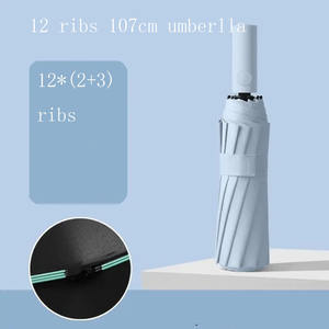 largo con diseño personalizado, sombrilla negra <span class=keywords><strong>de</strong></span> buena calidad, con mango en J, a la moda, Pagoda - Product Image 3