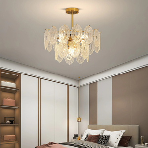 โคมไฟระย้าทรงวงรีเหล็กดัดสไตล์โมเดิร์น JYLIGHTING ประดับกระจก ลวดลายฉลุลายดอกไม้ ประดับลูกปัด เหมาะสำหรับห้องรับประทานอาหาร - Product Image 3
