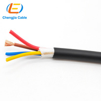 Câbles d'alimentation pour moteur VFD, blindés doubles, 4X0.5, 4x0.75, 4x1, 4x1.5, 4X2.5, 4X4, câbles de robot blindés, EMI préféré, alimentation du moteur