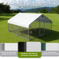 Poulailler 4x3x2m en acier galvanisé à chaud, type conteneur, avec toit, pour commande en gros, chargement en conteneur, direct usine