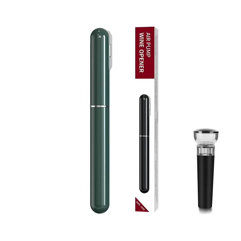 Bouchon de vin sous vide stylo vert