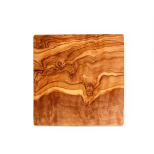 Sottobicchiere quadrato in vetro di legno con incisione laser - Product Image 3