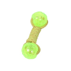 Cross Border Dog Chew Toys <b>Dumbbell</b> Shape Cotton Rope Teething Pet Toy Medium Size Teeth Cleaning Feature - Product Image 5