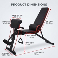 Chaise romaine pliable réglable en métal avec inclinaison pour exercices d'extension du dos et des jambes, usage commercial
