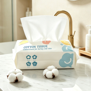 Toalla Facial <span class=keywords><strong>de</strong></span> Belleza Personalizada con Certificación OEKO-TEX, 100% Algodón, No Tejida, Desechable, para Spa, Salón y Cuidado Personal - Product Image 1