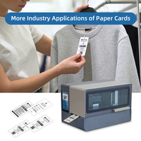 Imprimante automatique d'étiquettes pour vêtements MASUNG MS-CH650 300 DPI, transfert thermique pour étiquettes de prix et d'entretien des vêtements