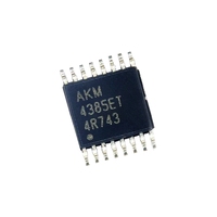 Circuit intégré de contrôle industriel Dianxian AK4385ET-E2 TSSOP-16 4385ET Amplificateur audio 24 bits 192 kHz AK4385ET