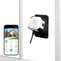 Caméra de sécurité intelligente WiFi 2K HD pour fenêtre intérieure, installation sans perforation, surveillance domestique