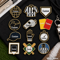 Vente en gros de pin's en émail personnalisés de haute qualité avec symboles d'arbitre, badges souvenirs pour arbitres sportifs, et pin's de revers en métal avec conception de logo d'événement