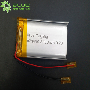 Настроить 874050 перезаряжаемый литий-ионный аккумулятор 3,7 В 2450 мАч 2500 мАч Lipo <span class=keywords><strong>Battery</strong></span> - Product Image 2