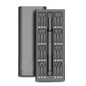 Kit de tournevis rechargeable 24-en-1 avec embouts de perçage, pour réparation d'ordinateurs portables et de téléphones, manche en acier, DIY, OEM personnalisé - Product Image 6