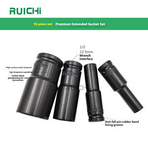 1/2 inci lengan pneumatik Set Electrophoretic hitam Manual ekstensi Hexagon soket pneumatik lengan - Product Image 6