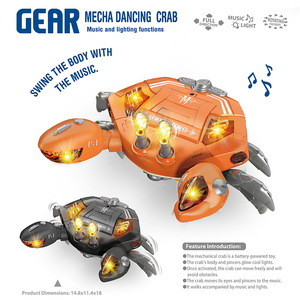 Crabe marcheur Gear Mecha, jouet avec effets sonores et lumineux, 21 cm, pour enfants de 3 ans et plus - Product Image 5