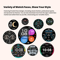 VALDUS Entrenamiento de respiración Brújula Barómetro Android Smartwatch Carga magnética Pantalla AMOLED de 1,73 pulgadas VD45 PRO Reloj inteligente