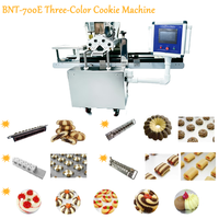 Machine à biscuits double couleur BNT-700E, équipement de boulangerie industriel multifonctionnel pour biscuits fourrés, pour usine de biscuits