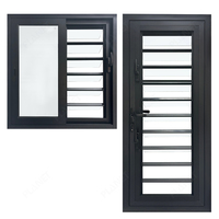 Fenêtre à persiennes fixes en verre de haute qualité pour l'Australie, fenêtre de ventilation en aluminium à angle réglable avec lames de verre pour villa et maison