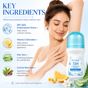 <span class=keywords><strong>Deodorante</strong></span> Roll-On Avanzato <span class=keywords><strong>per</strong></span> Donne, Protezione 72 Ore, Profumo di Mandarino, Pompelmo, Gelsomino, Muschio e Vaniglia - Product Image 4