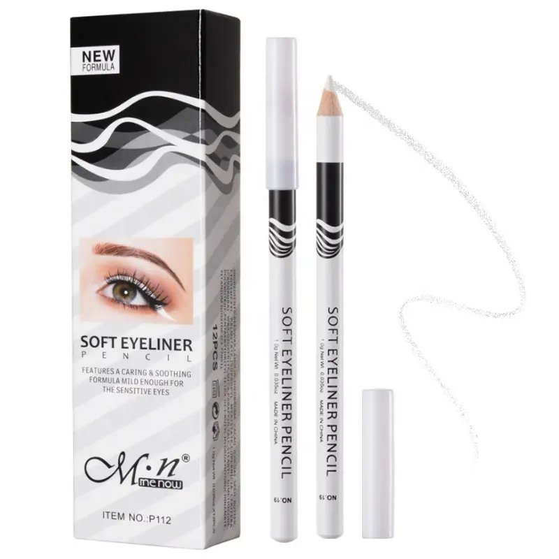 Beauty Makeup Tool Soft Waterproof Long-Lasting Professional Highlighter White Eyeliner Pencil Eyeshadow Eye Brightener