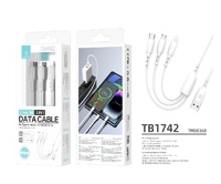 Kabel Data USB Tipe Standar Plastik Kustom Berkualitas Tinggi Label Pribadi Pengisian Cepat Grosir Kelas Atas Techancy