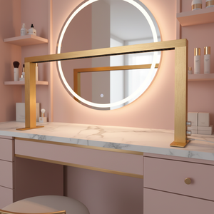 Lâmpada de Manicure de Mesa LED Meia Lua Quadrada de 48W para Salão de Beleza com Logotipo Personalizado OEM – Luminária de Mesa para <span class=keywords><strong>Nail</strong></span> Art - Product Image 2