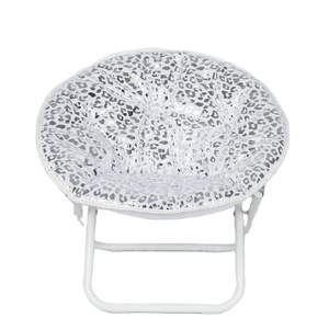 Chaise de jardin pliante moderne BOYOO pour enfants avec dossier en forme de lune – Idéale pour chambre d'enfant et villa - Product Image 1