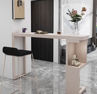 Accueil Balcon contre le mur, Table haute, Table de comptoir de bar simple et facile