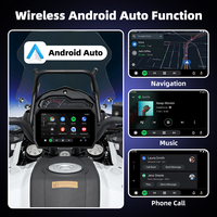 Système de navigation moto avec écran IPS 5 pouces 854*480, DVR, TPMS et indication de vitesse, compatible CarPlay