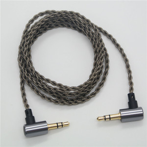 Braided <b>Aux</b> Audio <b>Cable</b> 3.5mm Male To Male Silver Plated For Audio Peripherals - Product Image 4
