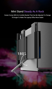 จอภาพพกพาขนาด 14 นิ้ว FHD 1080P อัตราส่วนภาพ 16:9 พอร์ตเชื่อมต่อ Type C หน้าจอ IPS ลำโพงในตัว 60Hz สำหรับธุรกิจ - Product Image 5