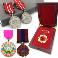 Médaille et insigne d'honneur personnalisés en or, vente en gros d'usine