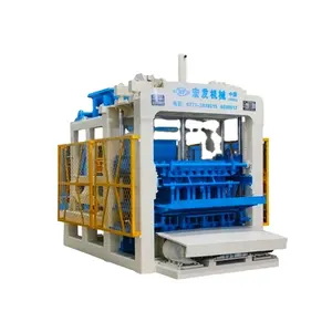 Machine de fabrication de briques QT10-15D automatique Machine de fabrication de blocs de béton de ciment Équipement de ligne de production de matériaux de construction de bâtiments